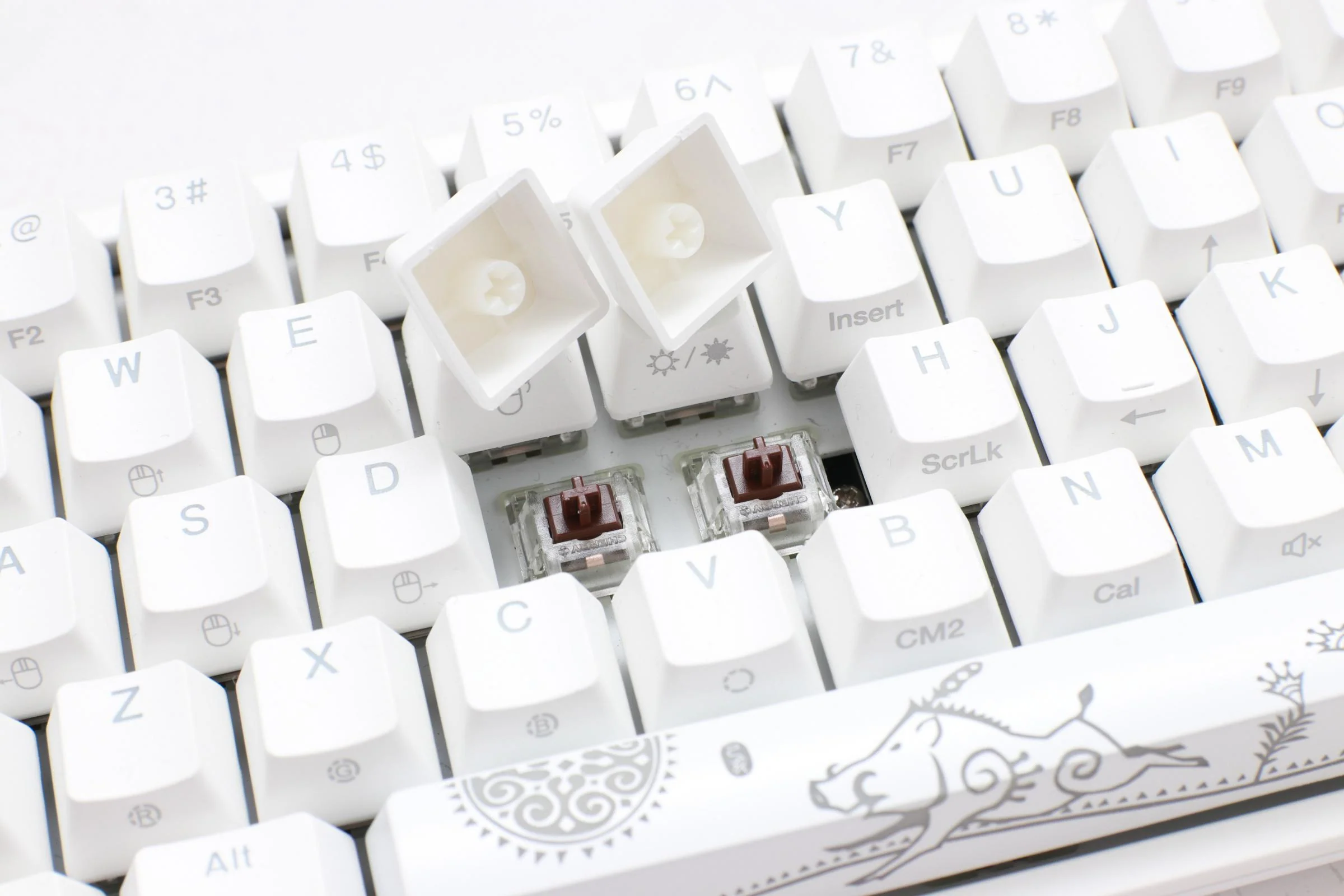Ducky One 2 SF RGB Pure White 65% Double Shot PBT Mechanical Keyboard - Image 6