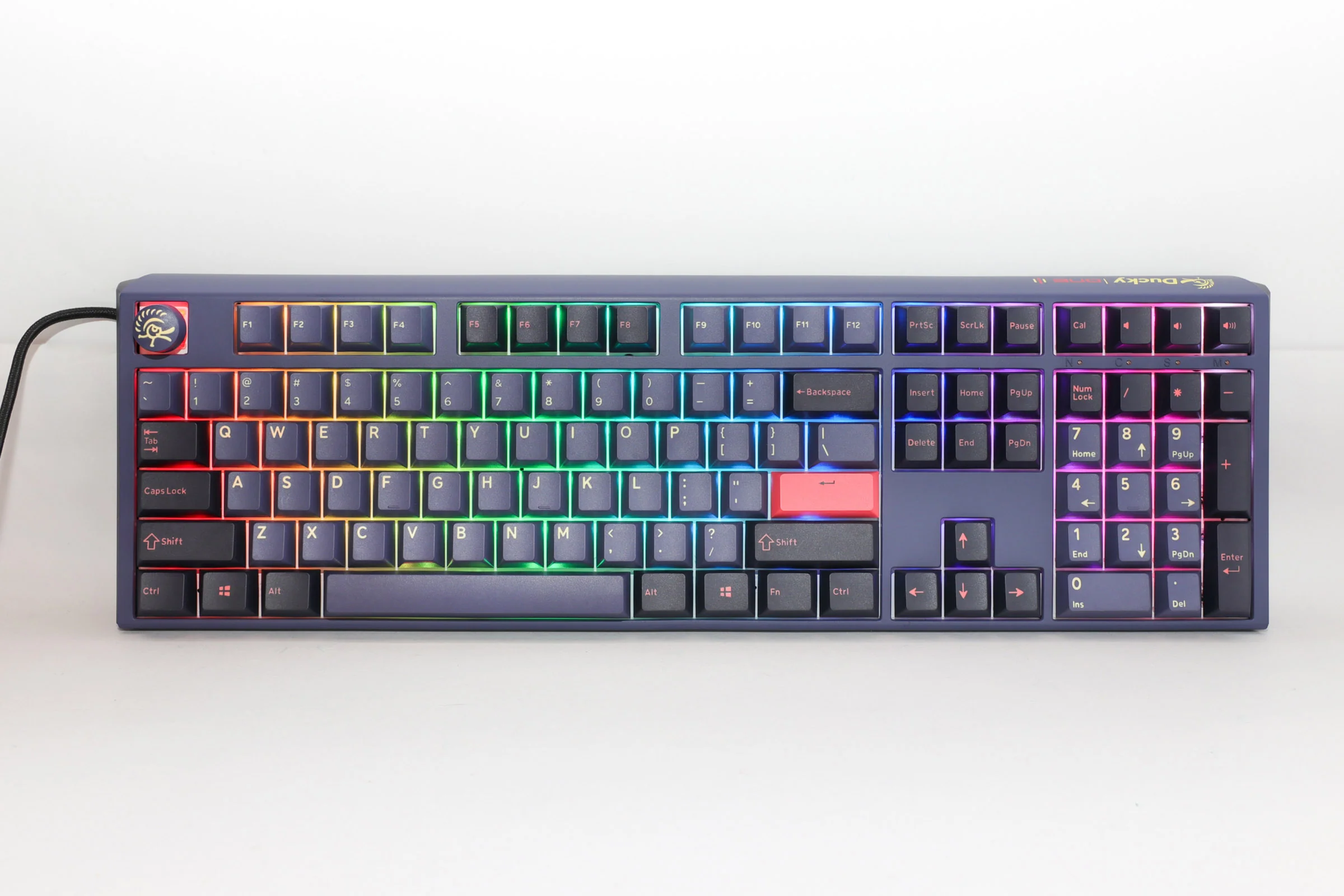 Ducky One 3 Cosmic Blue Hotswap RGB Double Shot PBT QUACK Mechanical Keyboard - Image 9