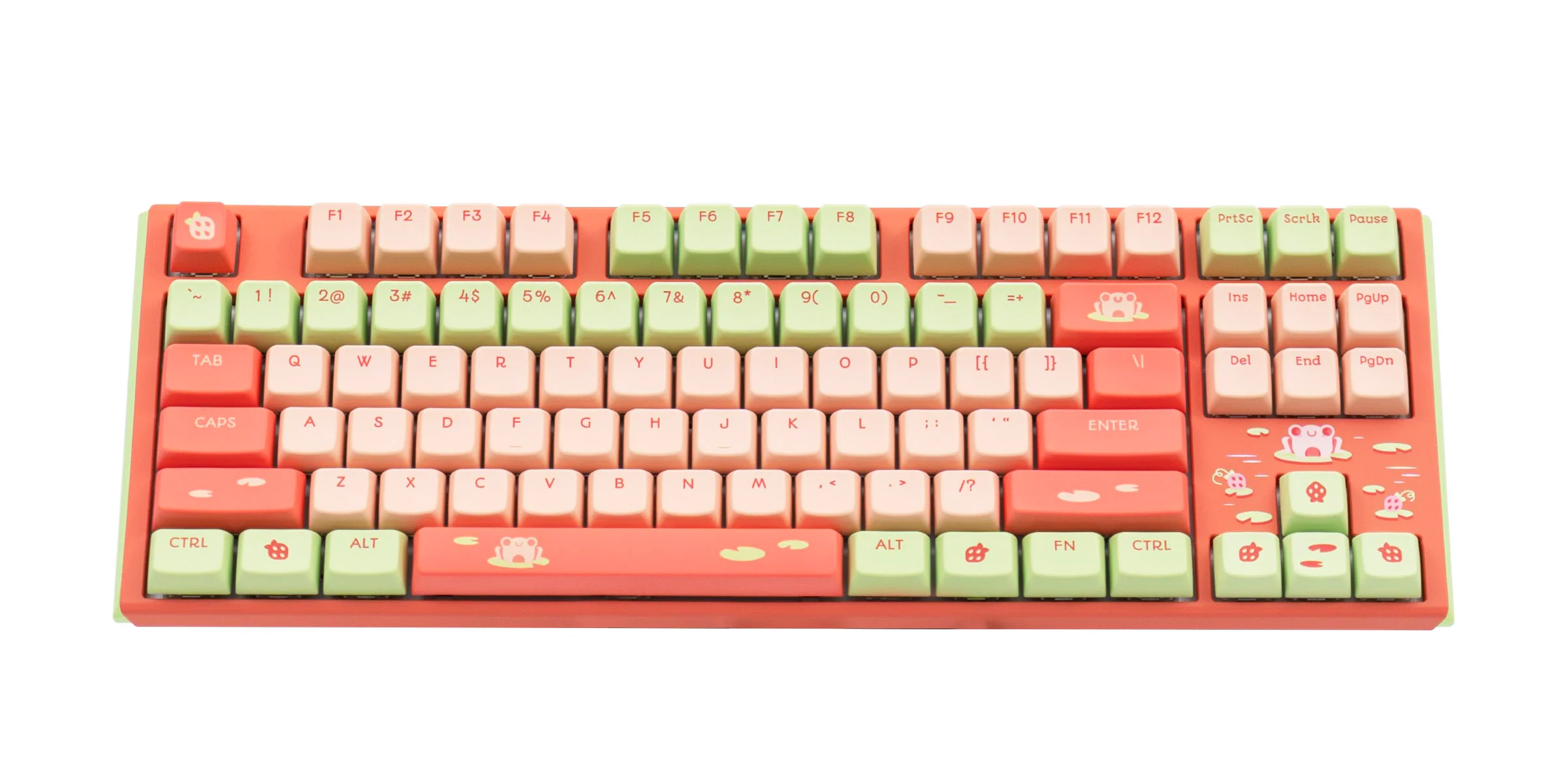 Ducky x MK Strawberry Frog One 3 TKL Hotswap RGB Keyboard w/ Quack Mechanics - Image 10