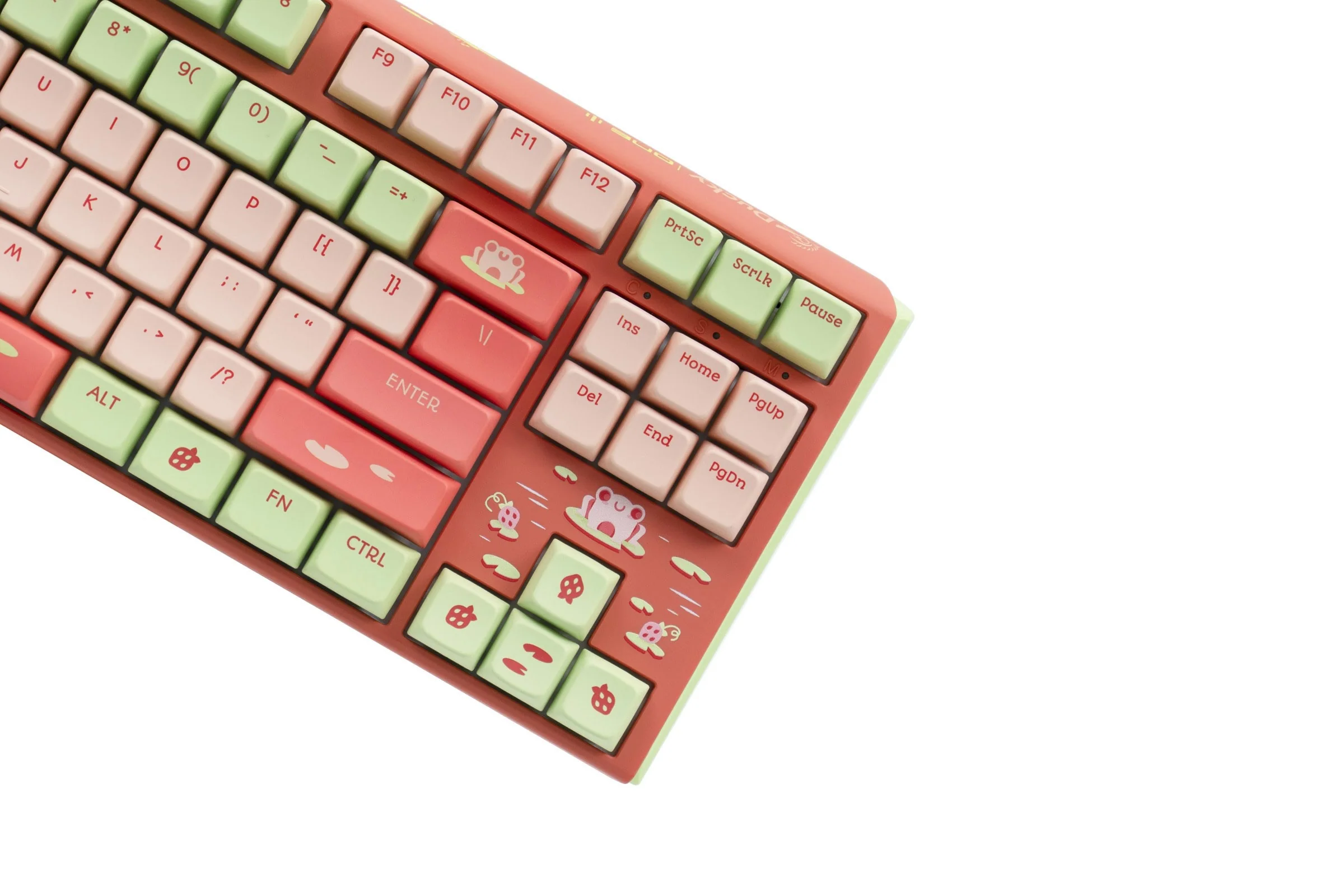 Ducky x MK Strawberry Frog One 3 TKL Hotswap RGB Keyboard w/ Quack Mechanics - Image 4