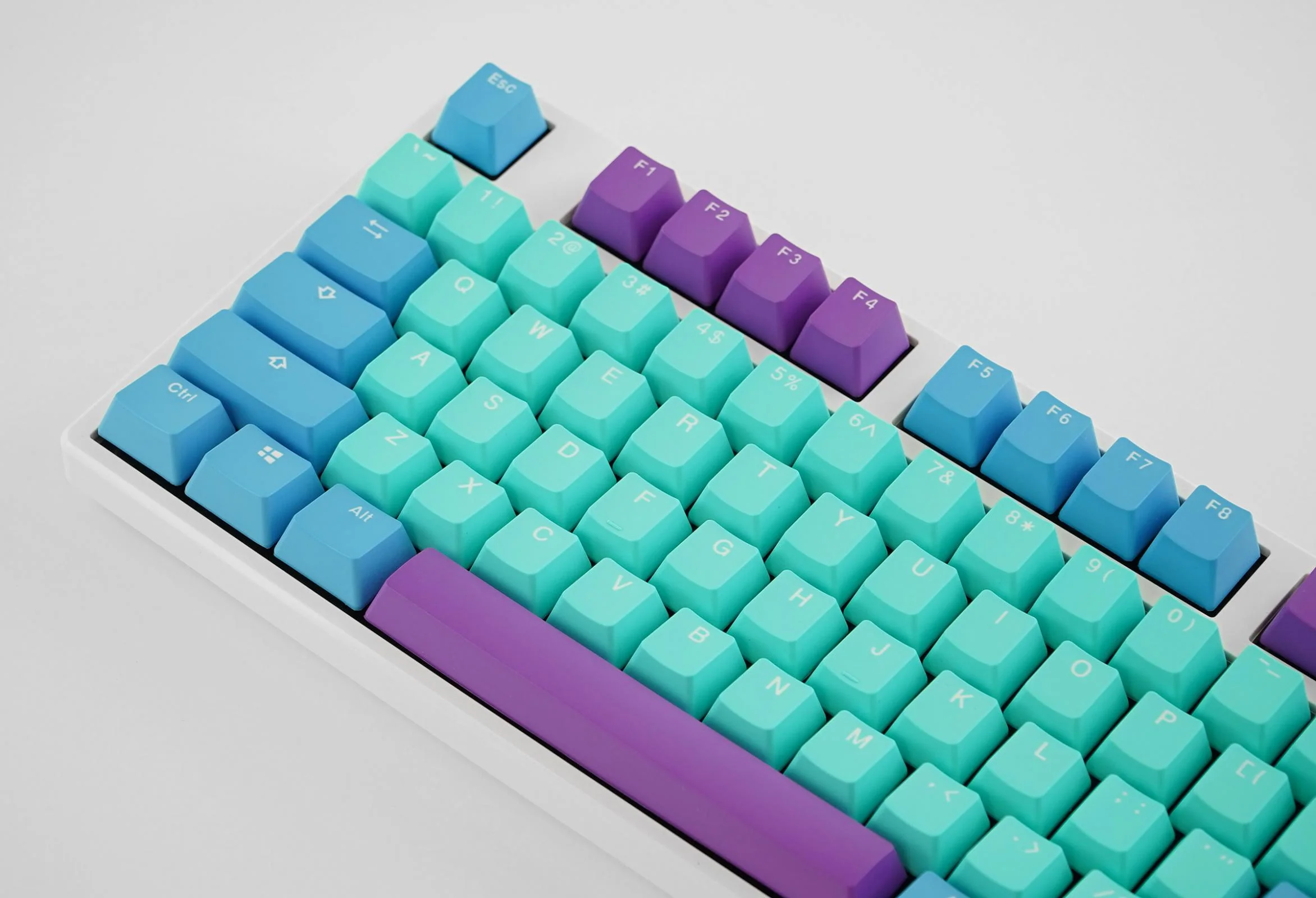 MK x Ducky Frozen Llama Seamless 108 + 10 Key OEM Profile Double Shot PBT Keycap Set - Image 4