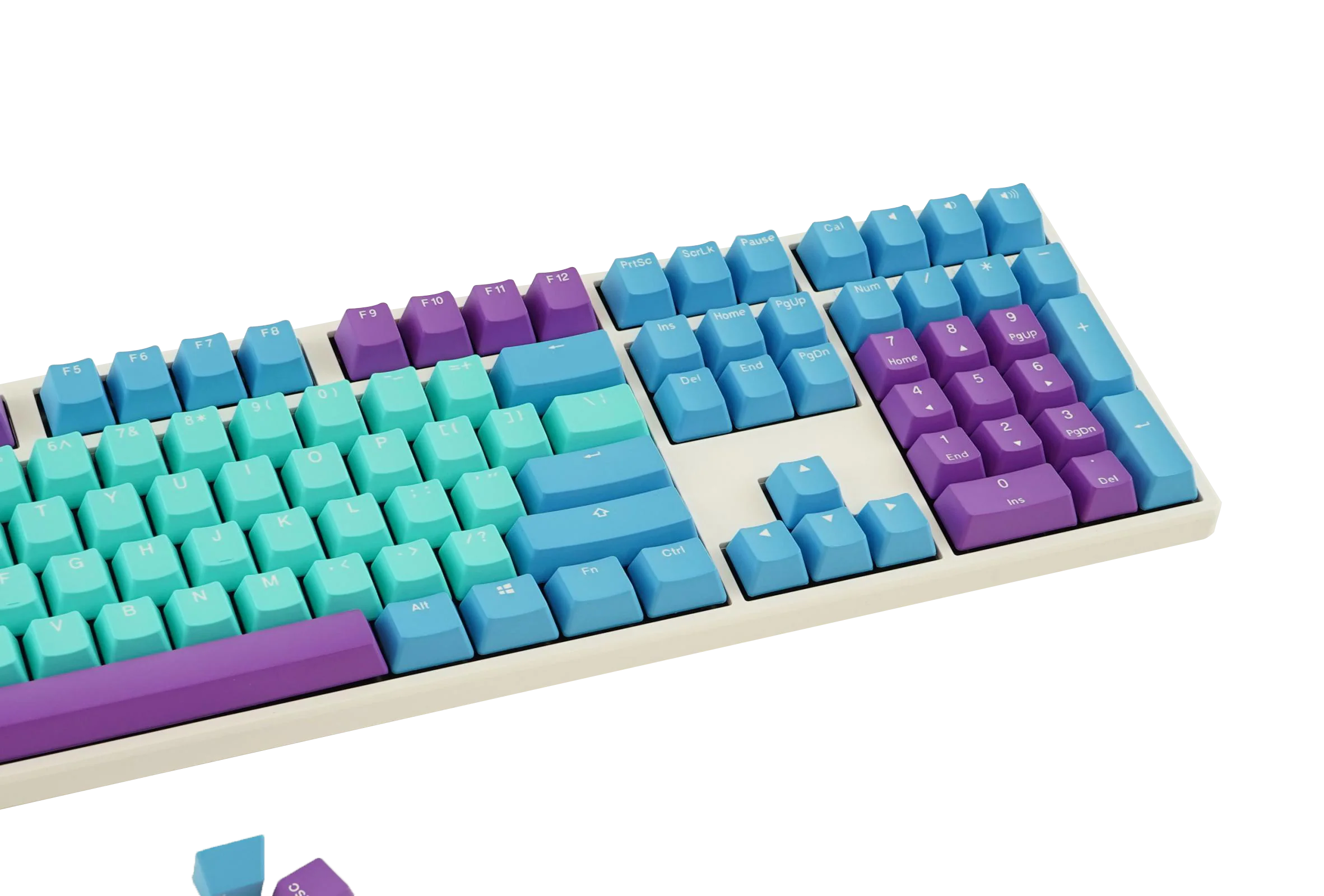 MK x Ducky Frozen Llama Seamless 108 + 10 Key OEM Profile Double Shot PBT Keycap Set - Image 6