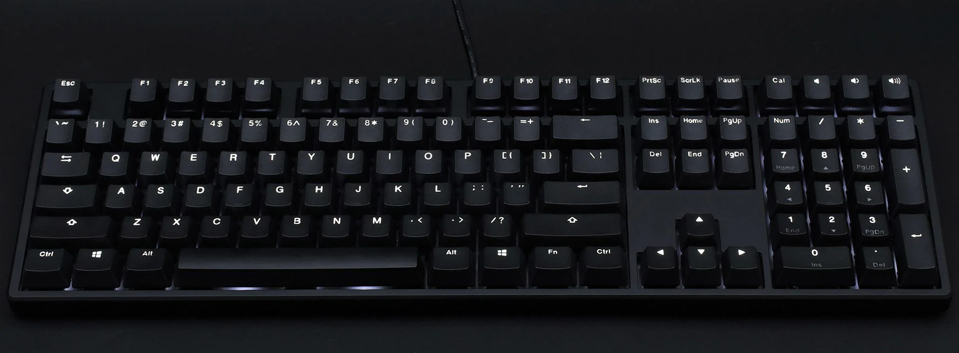 MK Night Typist Warm White LED Double Shot PBT Mechanical Keyboard - Image 13