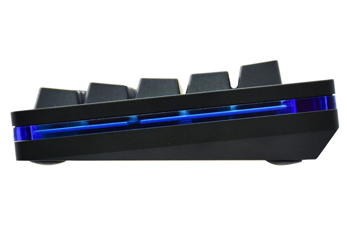 Vortex POK3R Black LE Blue Border RGB LED 60% Double Shot PBT Mechanical Keyboard - Image 6