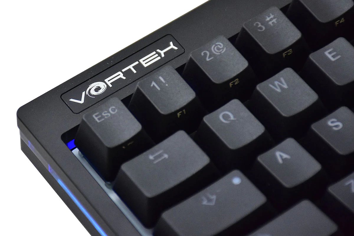Vortex POK3R Black LE Blue Border RGB LED 60% Double Shot PBT Mechanical Keyboard - Image 8
